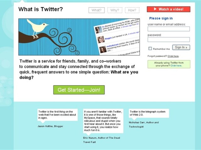 Twitter, mikroblogovacia služba