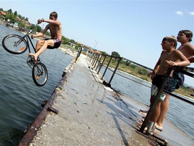 teplo, bicykel