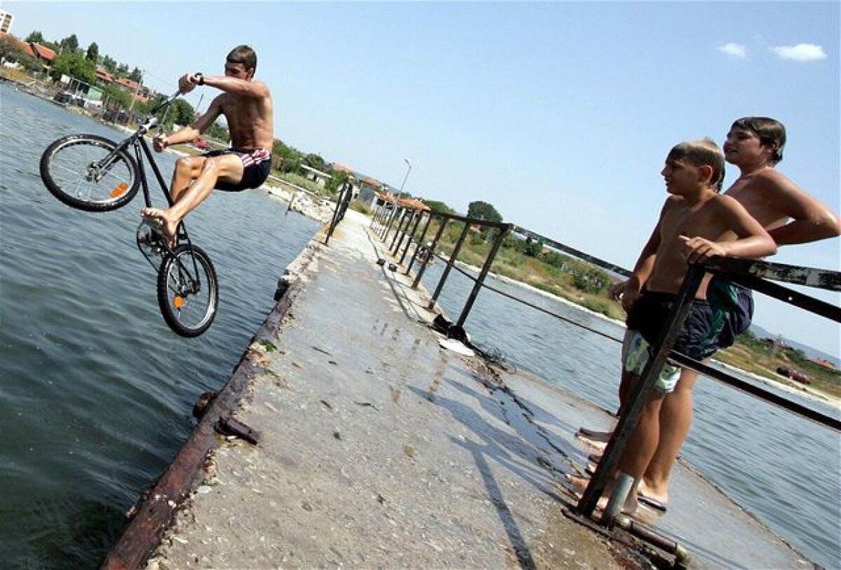 teplo, bicykel