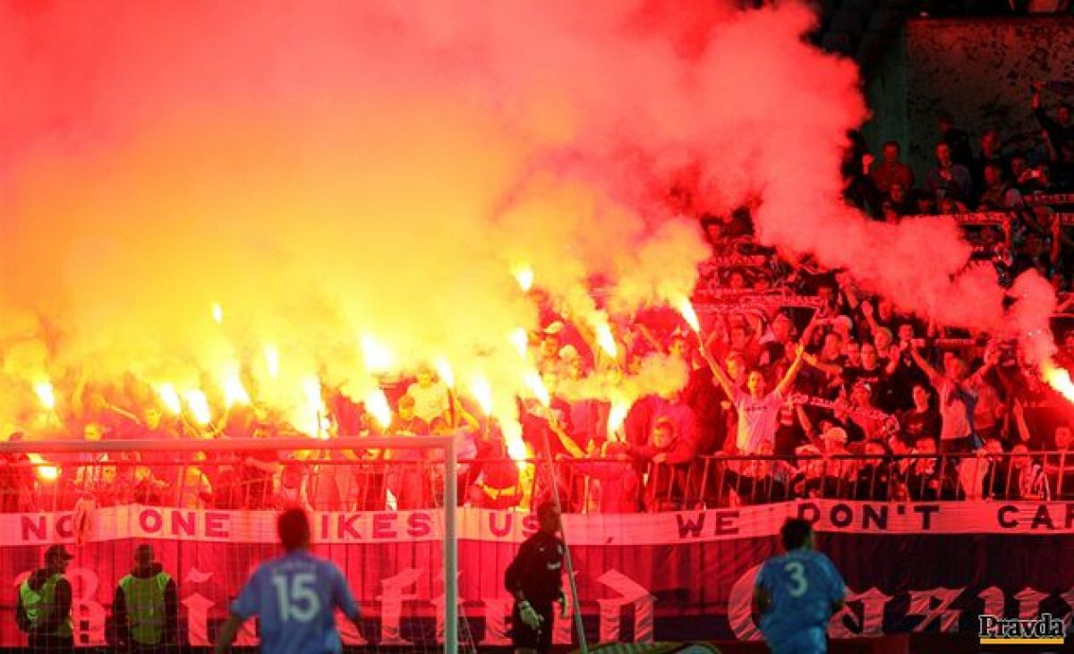 ultras, fanúšikovia, Slovan