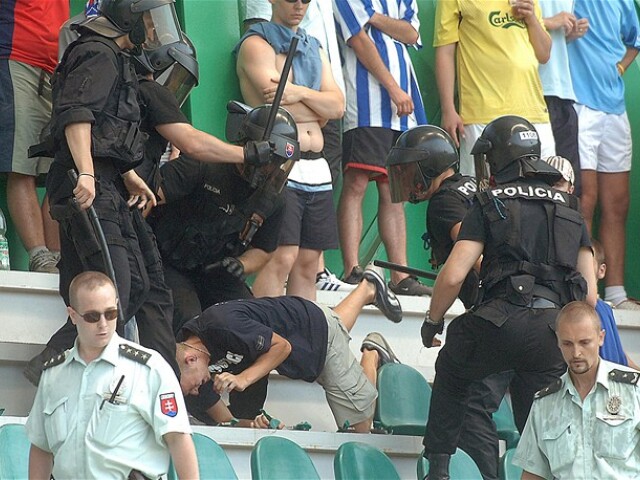 ultras, fanúšikovia, Slovan