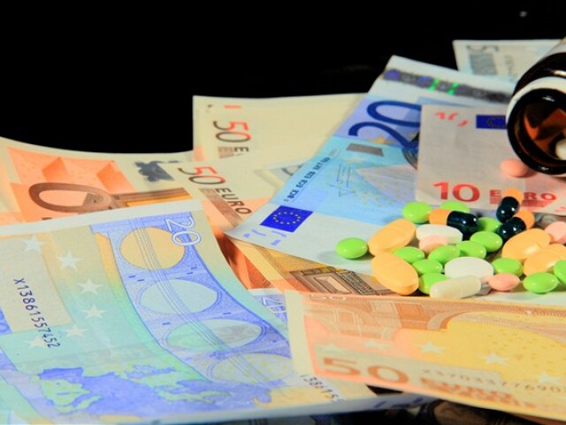 lieky, peniaze, euro