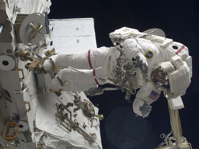 vesmír, ISS, astronaut