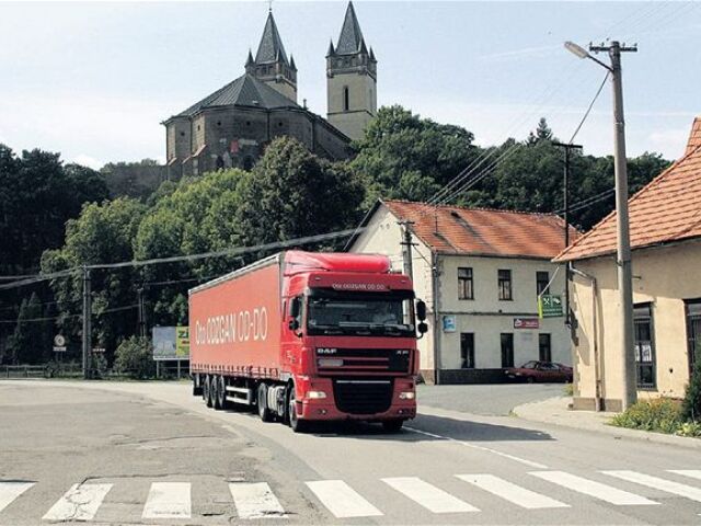 uzávera, kamión