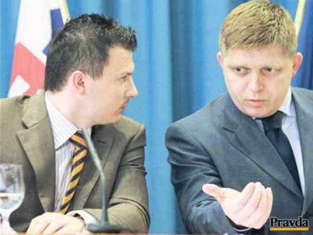 Ján Počiatek a Robert Fico