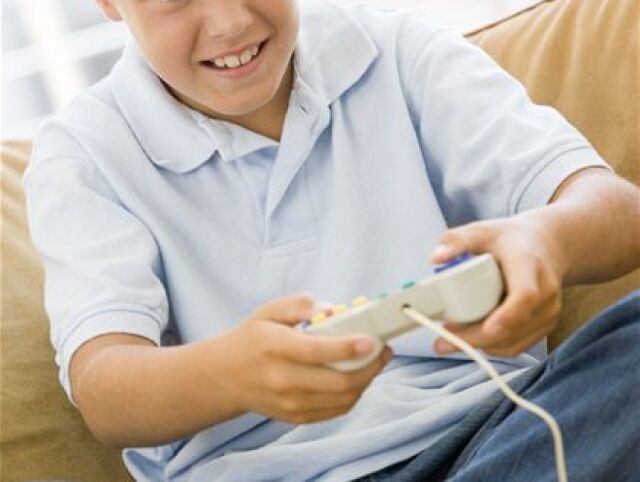 počítačová hra, chlapec, joystick, gamepad, ovládač, herná konzola