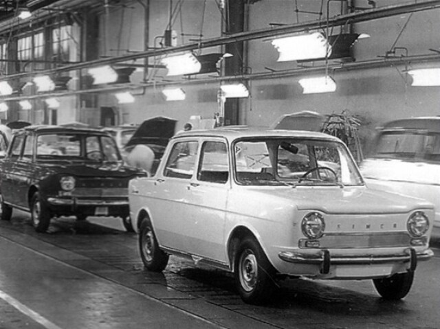 Simca 1000 chádzala z výrobnej linky od roku 1961.
