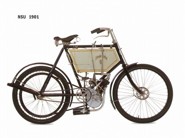 Prvý motocykel NSU vznikol z bicykla.