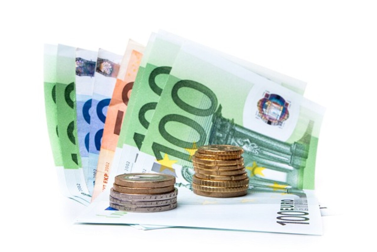 euro, bankovky, peniaze, mince
