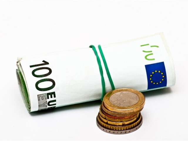 euro, bankovky, mince, peniaze