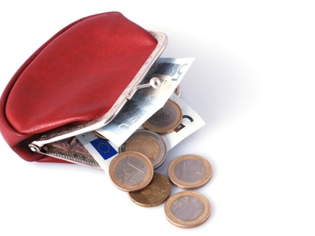 peňaženka, euro, peniaze, bankovky