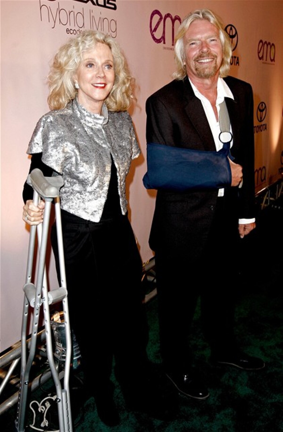 Blythe Danner a Richard Branson