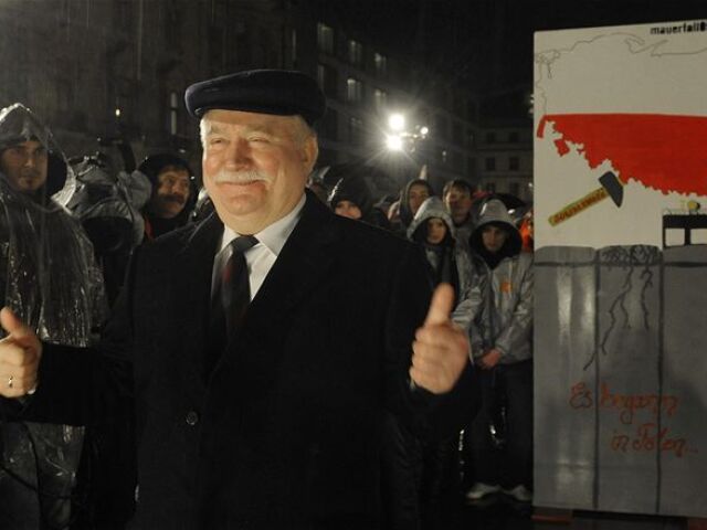 oslavy pádu Berlínskeho múru, Walesa