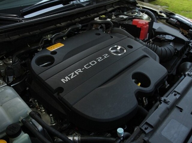 Motor 2.2 MZR-CD bol počas testu úsporný.