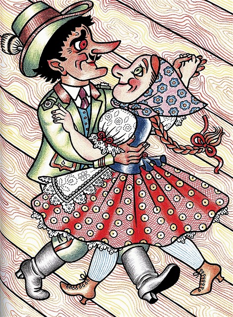 ilustrácia z knihy Z rozprávky do rozprávky, Ikar