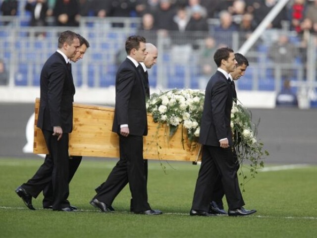 Robert Enke, pohreb