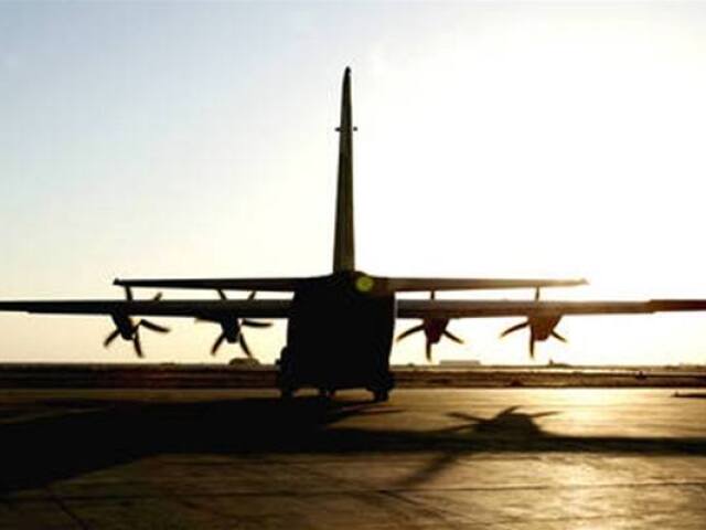 vojenské lietadlo C130