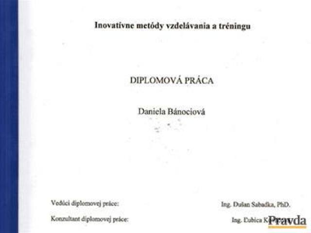 Diplomová práca