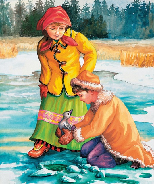 ilustrácia je z knihy Veľká kniha rozprávok (Slovart-Print)