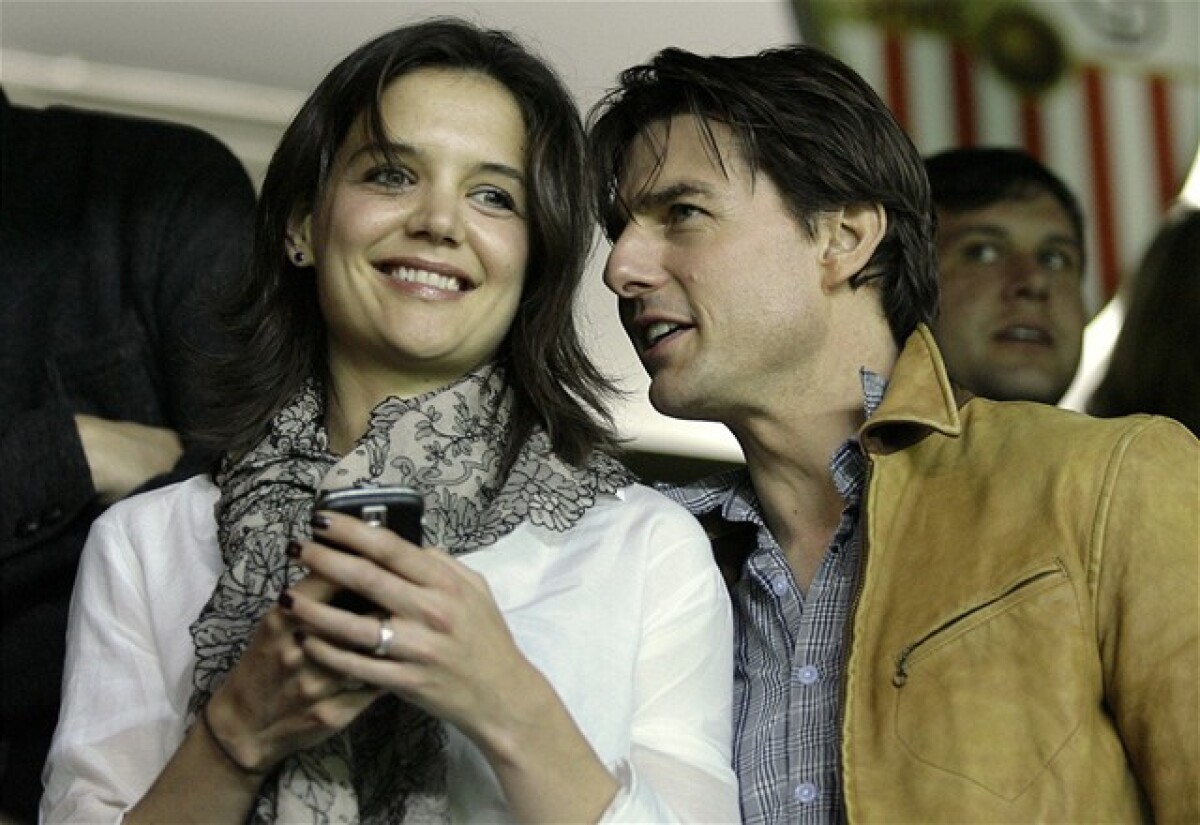 Katie Holmes a Tom Cruise