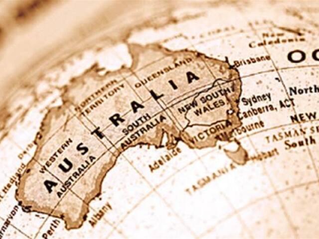 Austrália, mapa