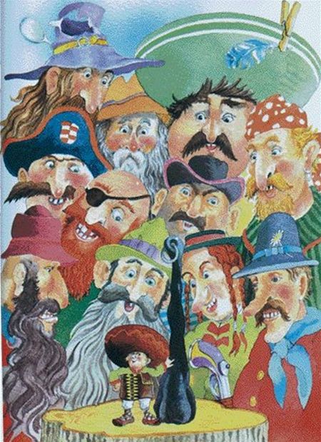 ilustrácia Peter Cpin, z knihy Zlatá priadka, Mladé letá