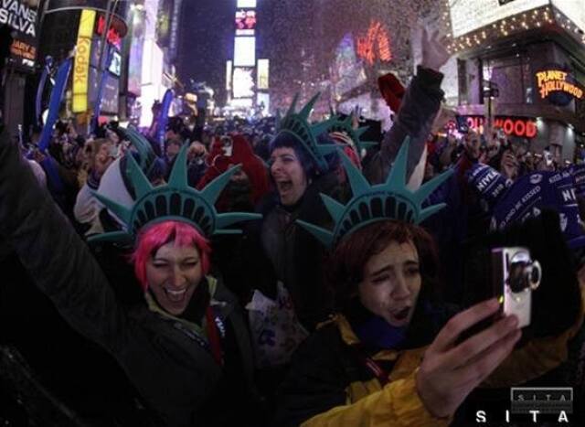 Times Square, Nový rok