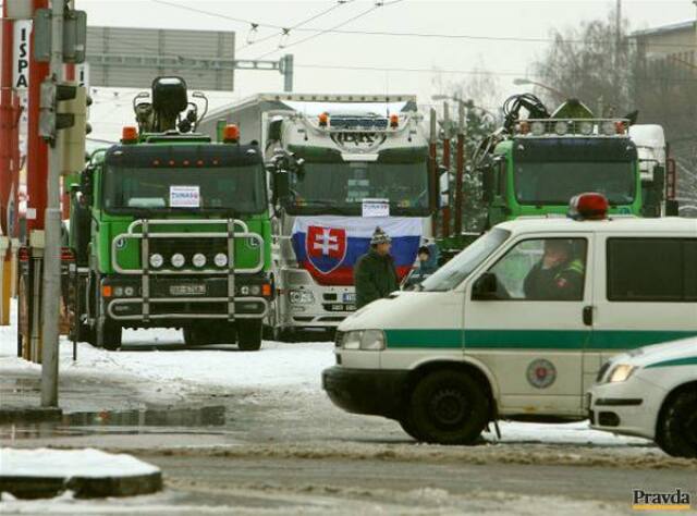 Blokáda dopravcov