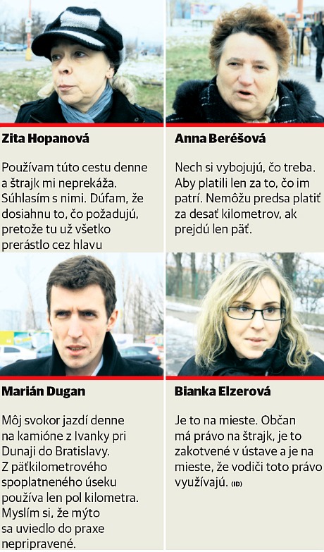 Anketa: Prekážal vám niekoľkodňový protest dopravcov v Bratislave?