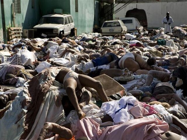 Haiti, kopa mŕtvol