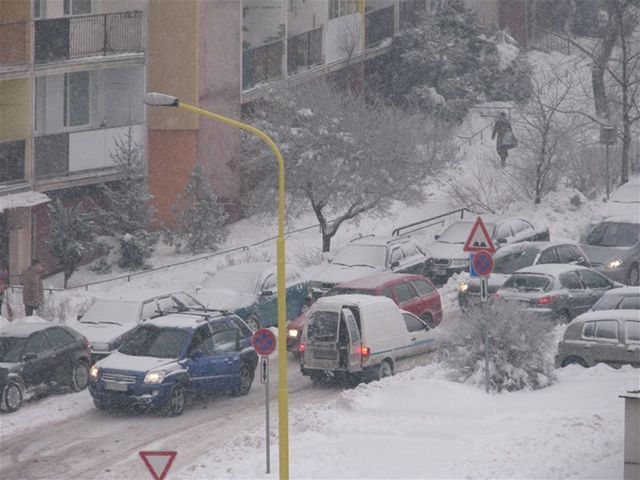 Košice, sneh, kalamita