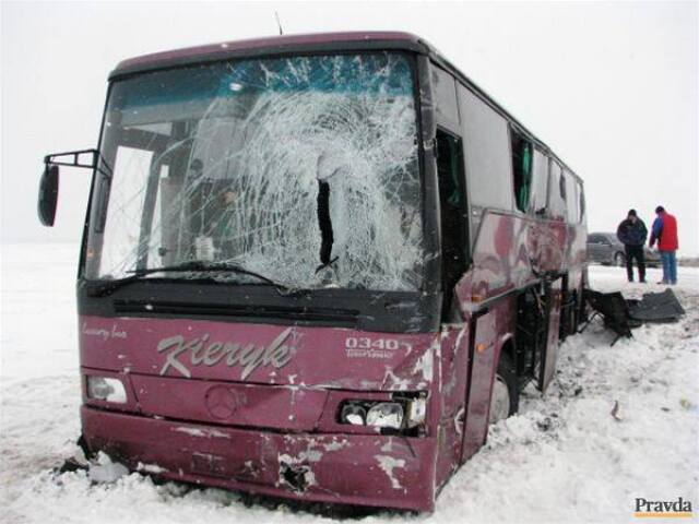 autobus, havária, Galanta