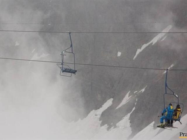 Tatry, lyžovanie, lyžovačka, Lomnické sedlo