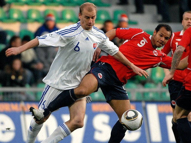 Slovensko - Nórsko, Miroslav Karhan, Daniel Braaten