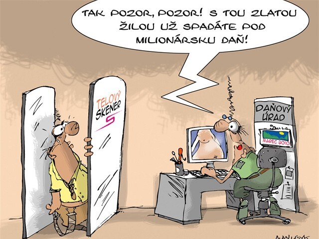 dane, karikatúra, Lesyk, priznanie
