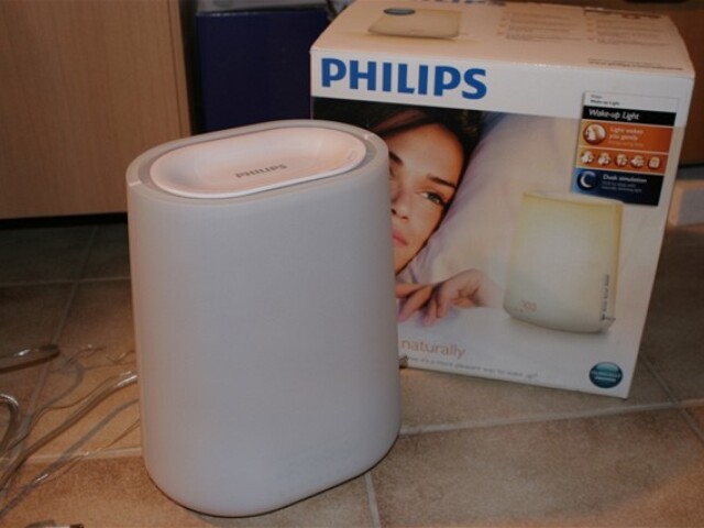 Philips HF3480, lampa, budík, prebúdzacie svetlo