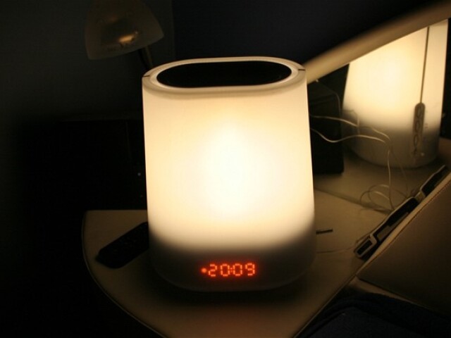 Philips HF3480, lampa, budík, prebúdzacie svetlo