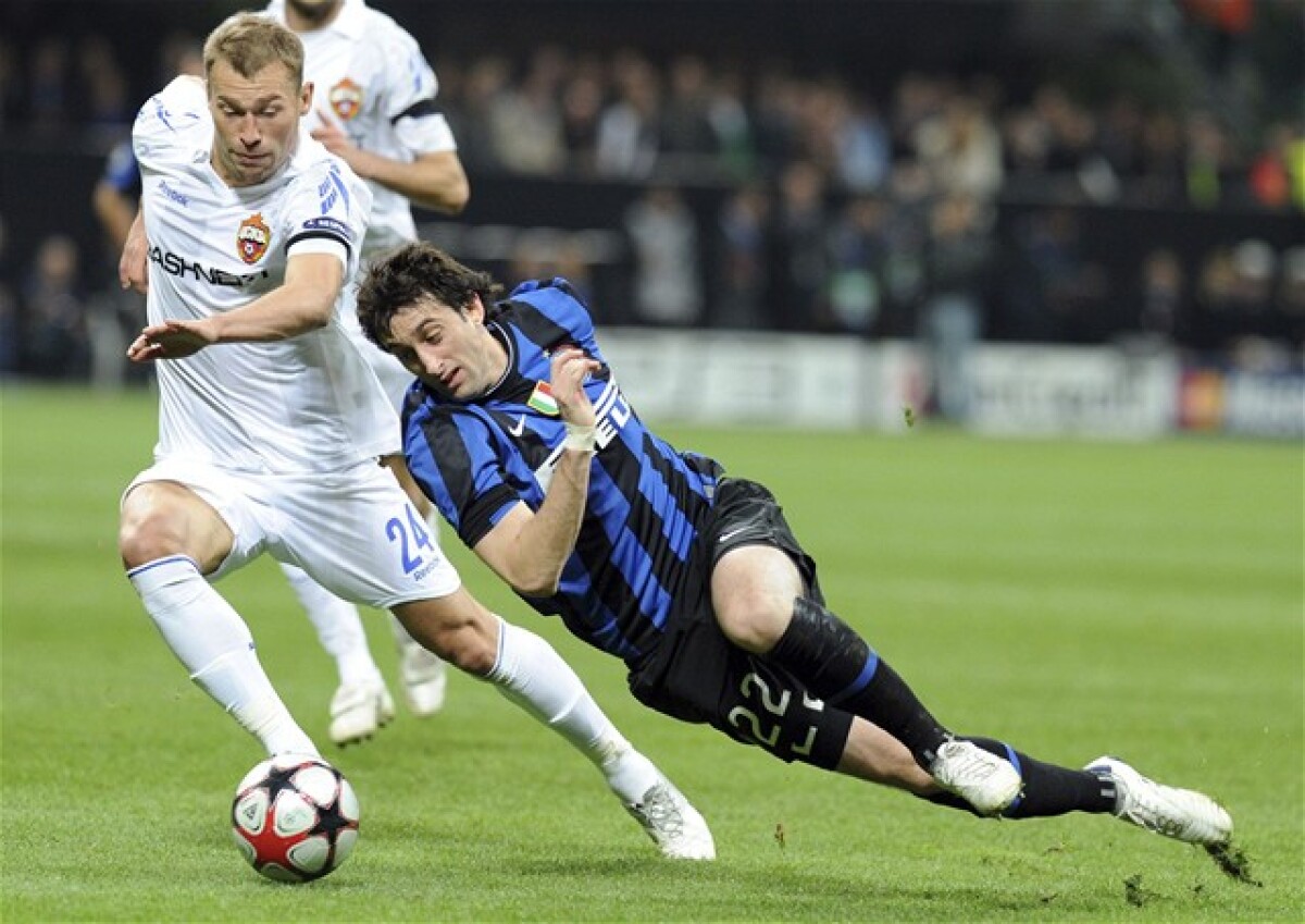 Berezuckij Milito Inter CSKA