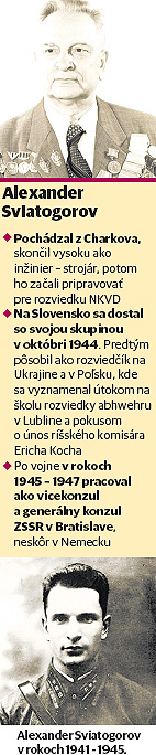 Paulovičová mala vtedy ani nie 15 rokov, ale Sviatogorova pozná aj z viacerých povojnových stretnutí, keď už bol v dôchodku a prichádzal na pamätné miesta svojej partizánskej anabázy.