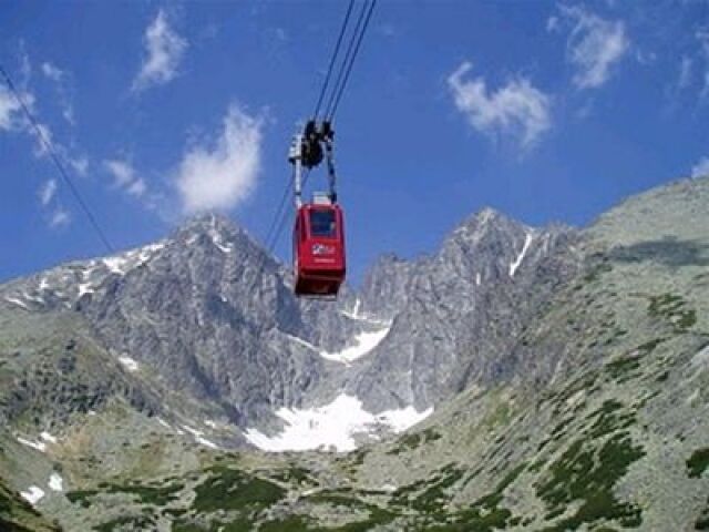 Lanovka, Lomnický štít