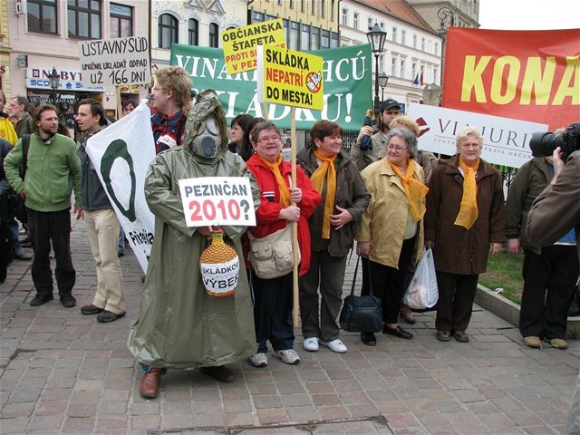 protest, Košice, skládka, Pezinok