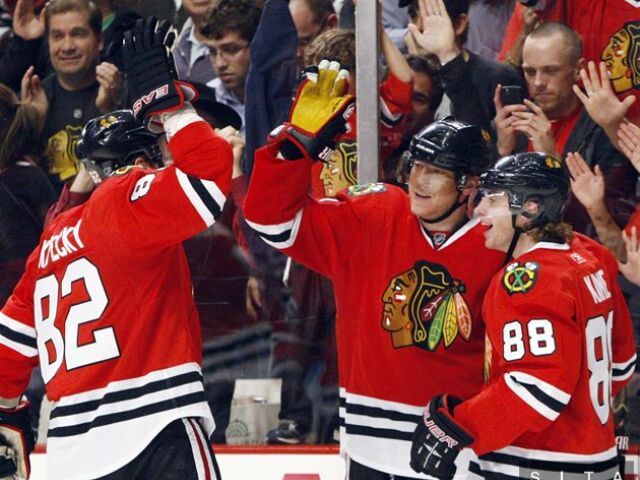 Chicago - Nashville, Kopecký, Hossa, Kane