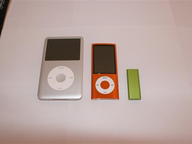 iPod Shuffle, nano, Classic, prehrávač mp3