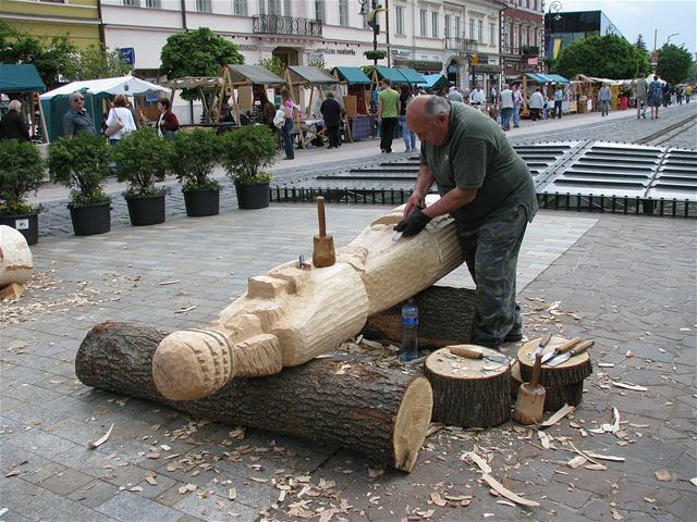 Košice, rezbár