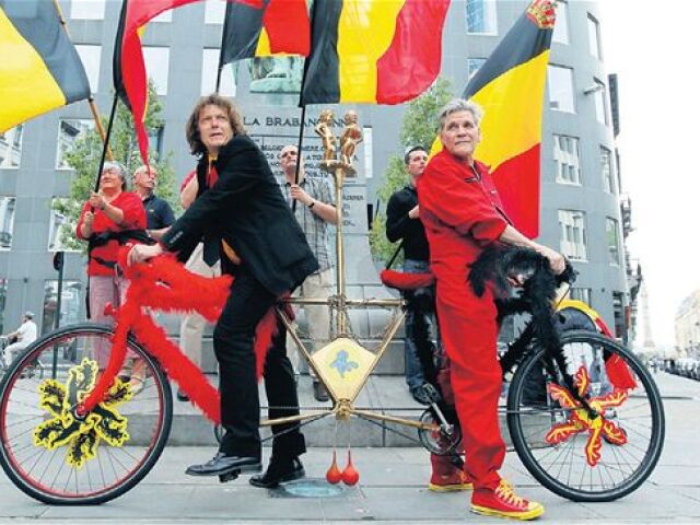 Belgicko, demonštranti