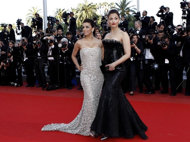 Eva Longoria (vľavo) a Aishwarya Rai
