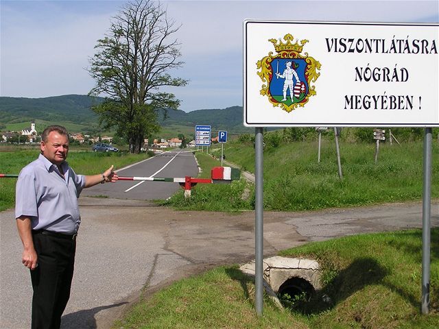 Tachty, maďarská hranica