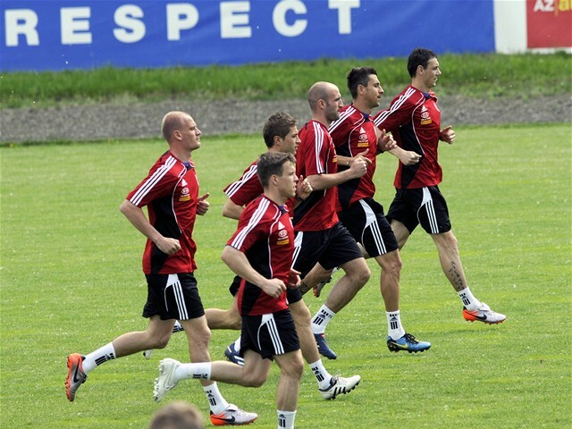 futbal, slovaci, trening