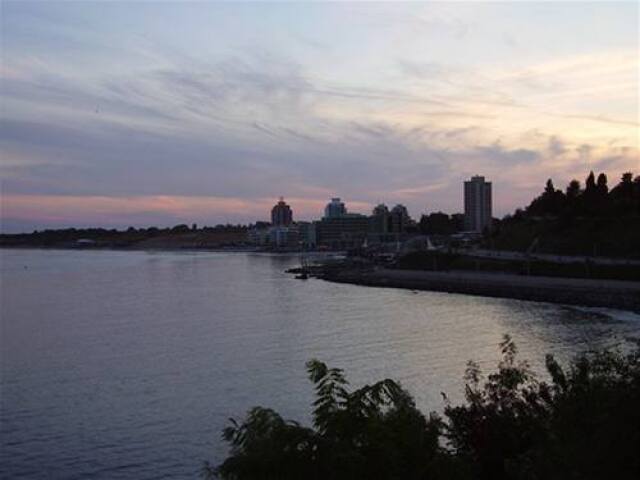 Bulharsko, letovisko, Nesebar, more