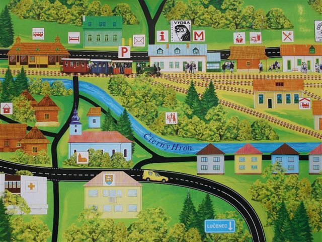 Mapa, železnica